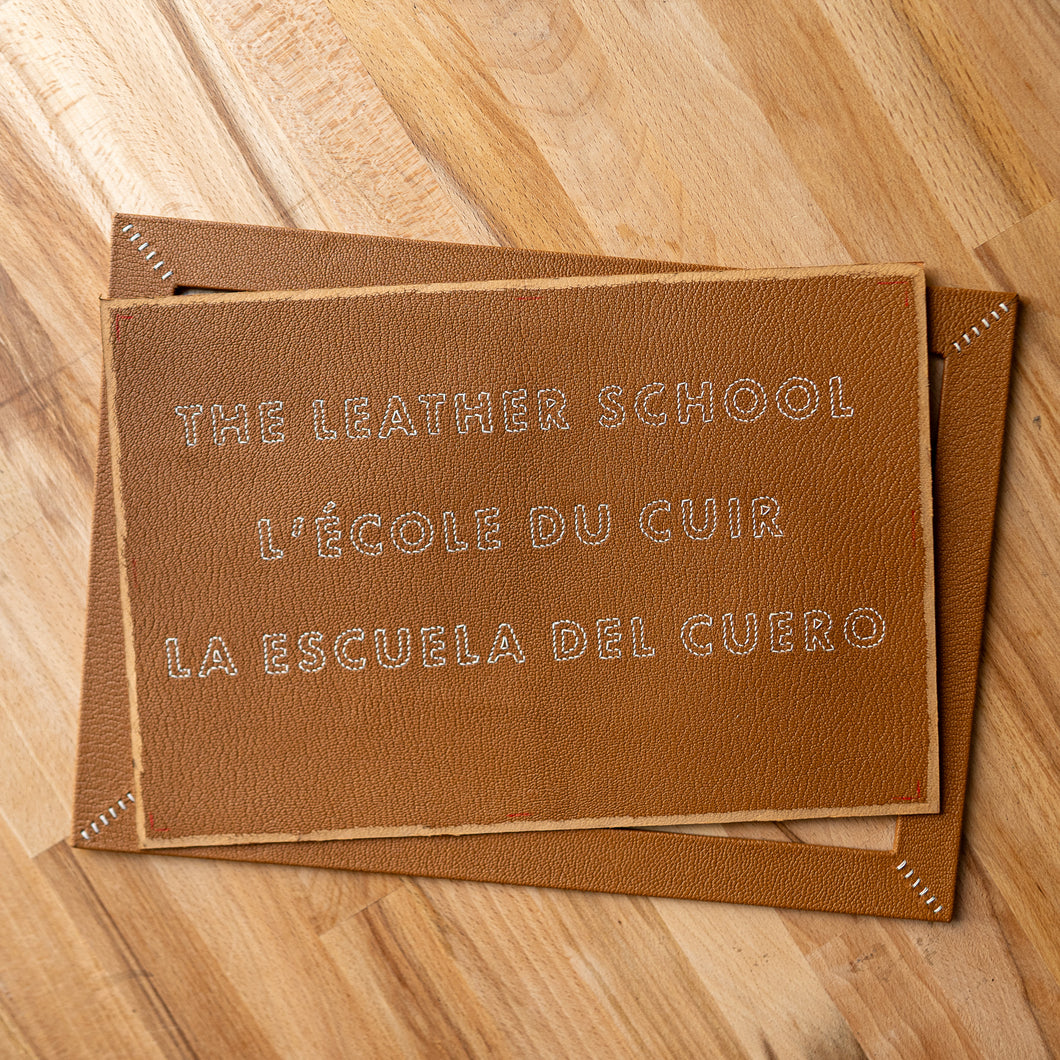 the leather school poster