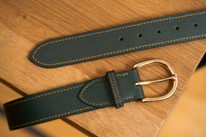 Calf skin belt