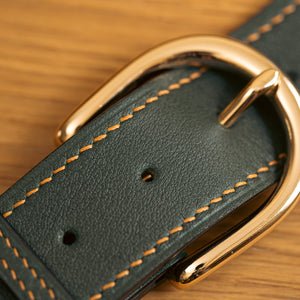 details of a handmade belt