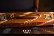 Load image into Gallery viewer, Trunk Leather Handle Saddle Stitched Atelier Grinda S.A.S. Prince Albert II
